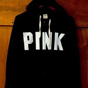 Pink zip up hoodie